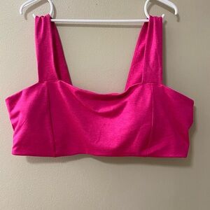 Old Navy sports bra cloud comfy xxl plus size pink lightly padded new with tag